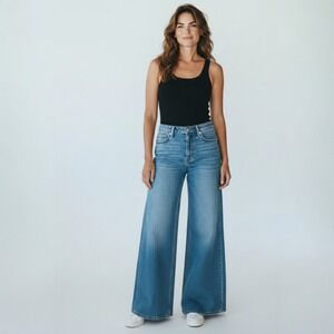 Remain Birger Christensen Bernadette High Waisted Wide Leg Jeans Blue Size 6